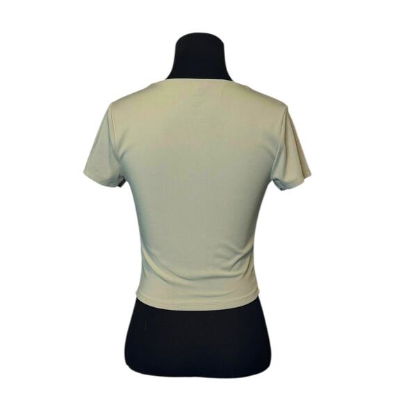 Express sage green short sleeves top size Small - Picture 2 of 11